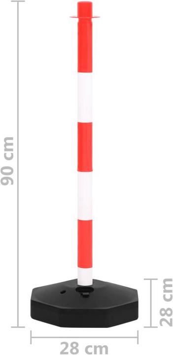 Immagine prodotto vidaXL Kettenpfosten Set