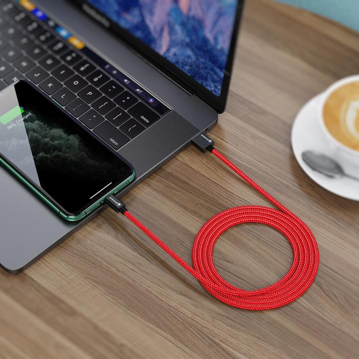 Produktbild PhoneLook Ladekabel () USB-C auf USB-A Nylon (2 m)