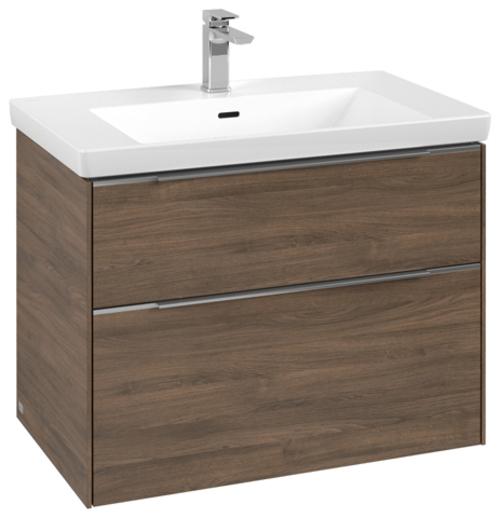 Aluminium glänzend, Arizona oak