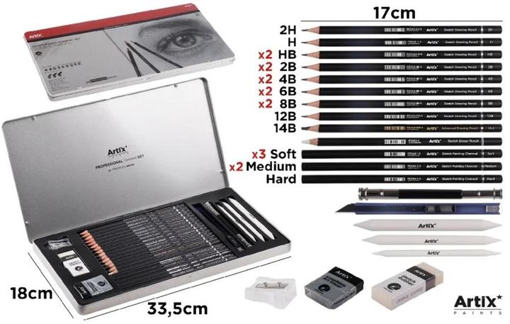Produktbild No Name Artix PP433 Professionelles Skizzenset