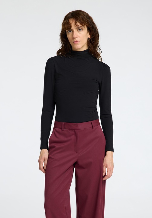 Produktbild Selected Femme Drapiertes Oberteil mit langen Ärmeln (M)