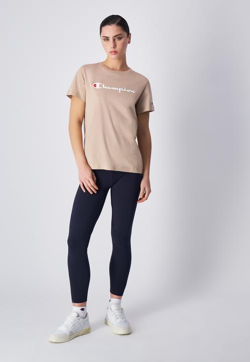 Actual product image Champion Koszulka damska SS Tee beżowa 117534 MS079 M (M)