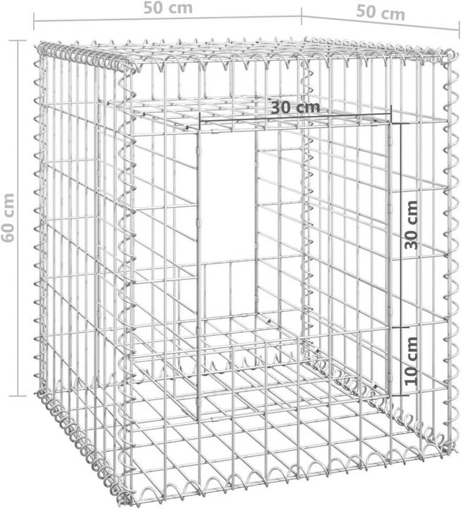 Produktbild vidaXL Gabionenkorb
