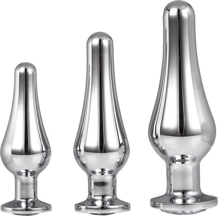 Image du produit Dream Toys Gleaming Butt Plug Set Silver
