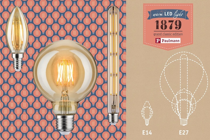 Produktbild Paulmann Globe Vintage (E27, 6.50 W, 400 lm, 1 x, A)