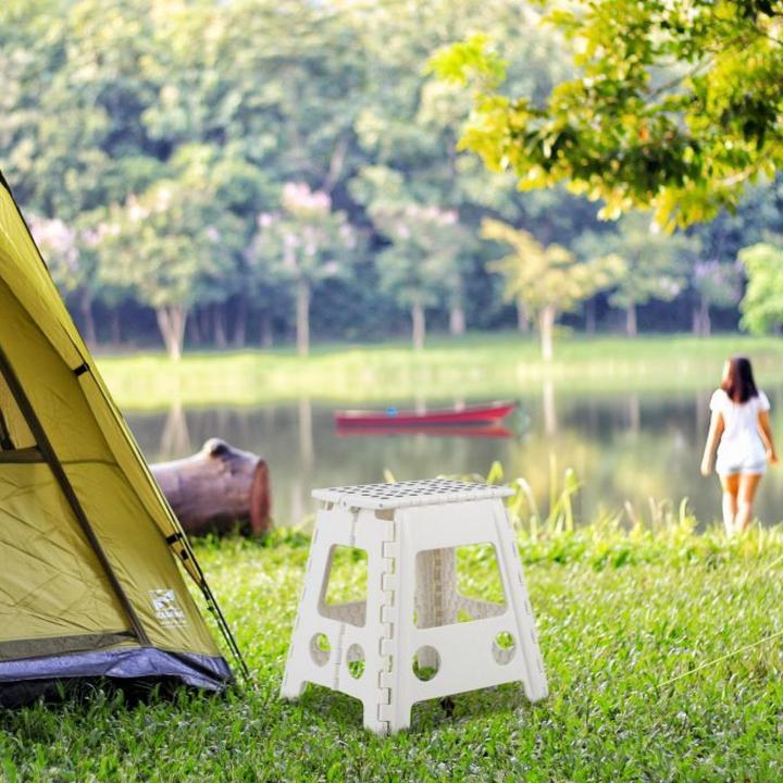 Actual product image Relaxdays Folding Stool XL