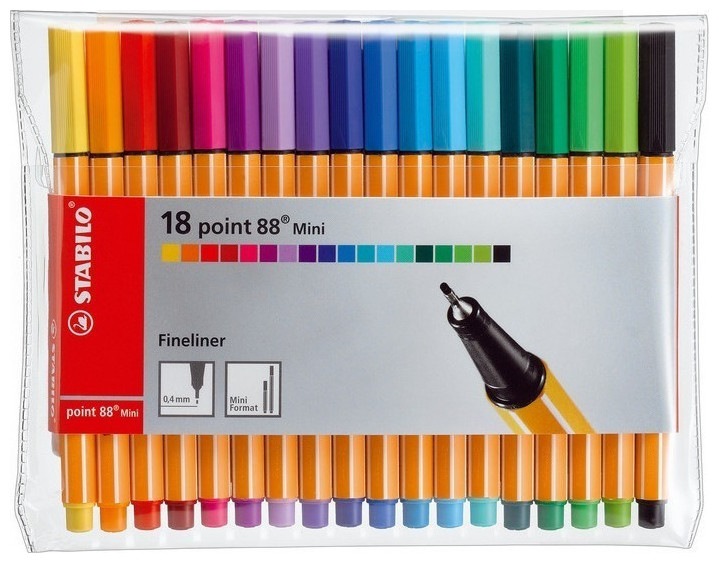 Image du produit STABILO Point 88 (Multicolore, 18 x)