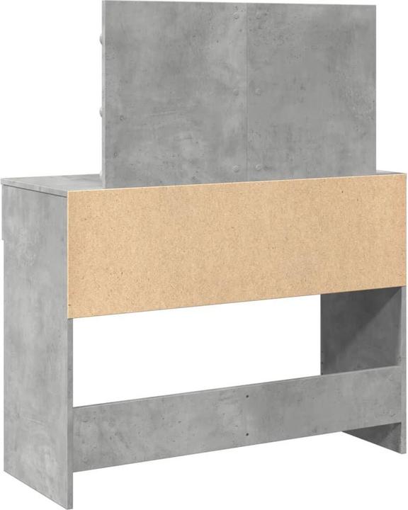 Actual product image vidaXL Dressing table with LED lighting (100 x 40 x 120 cm)