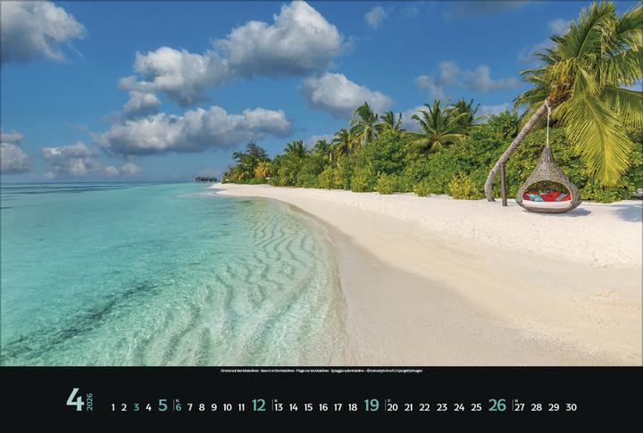 Image du produit Verlag Bildkalender Trauminseln 2026, Papierformat: Kein