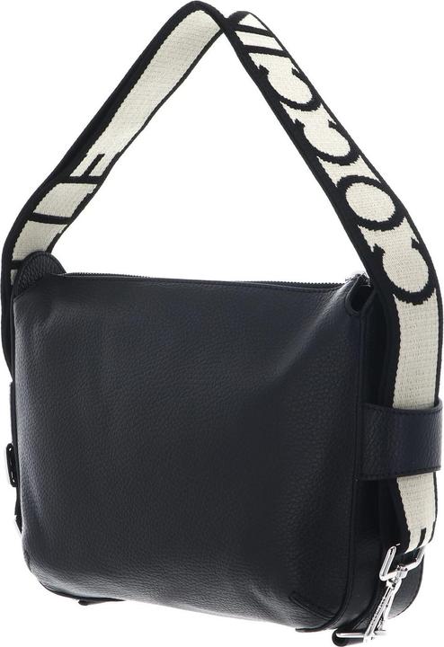 Actual product image Coccinelle Gretel Ribbon Crossbody Bag Grained Leather