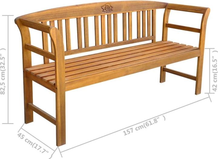 Actual product image vidaXL Gartenbank