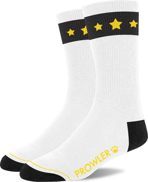 Prowler Gold Star Socks - White/Black/Gold (Taille unique)