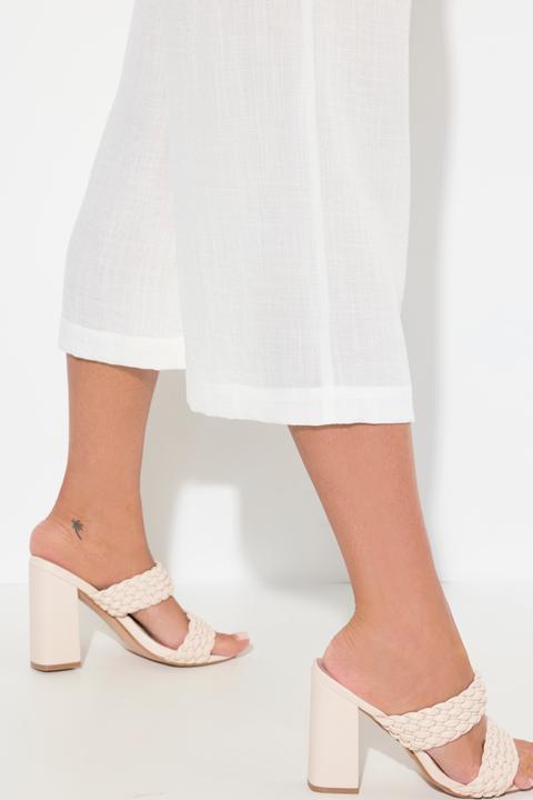 Image du produit Ulla Popken Jupe-culotte longueur mollet, jambe large et taille élastique (48)