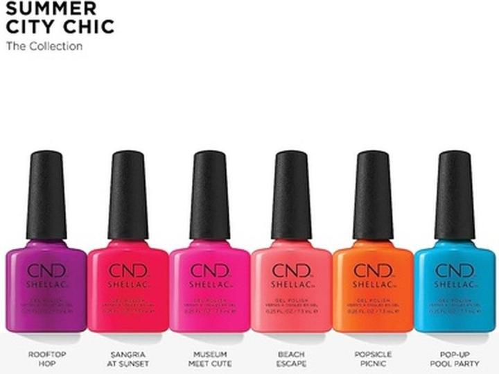 Produktbild CND Shellac Summer City Chic Collection Rooftop Hop 0.25oz 7.3ml (Rooftop Hop)