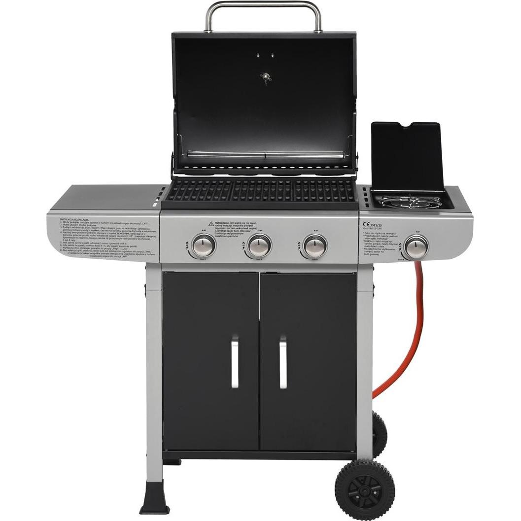 Ravanson GO-3 Grill ogrodowy gazowy 13 kW 39 cm x 50.5 cm (13 kW) (GO-3)