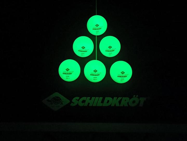 Actual product image Donic Glow in the Dark (6 pcs.)