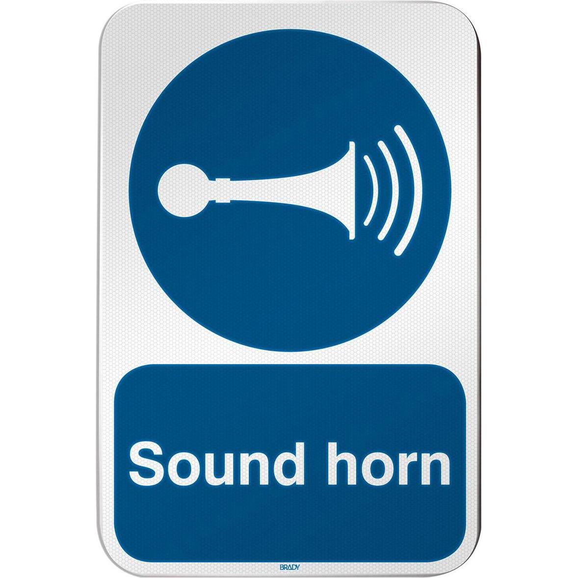 Brady, Etiketten, ISO Safety Sign - Sound horn