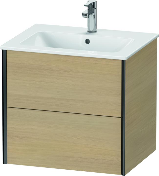 Actual product image Duravit XViu 4125 Vanity unit wall-mounted, 2 drawers, for vanity unit Me by Starck 233663, 610x480 (61 x 48 x 56 cm)