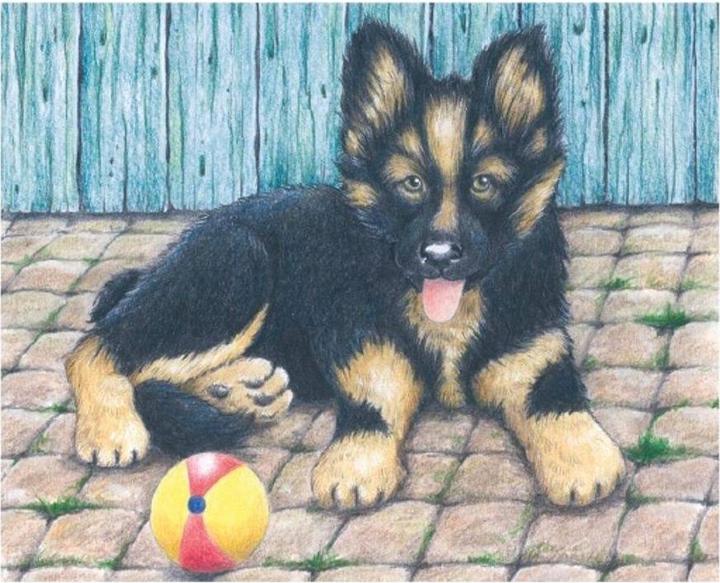 Produktbild Goki Holzblock Puzzle Bauernhof (9 Teile)