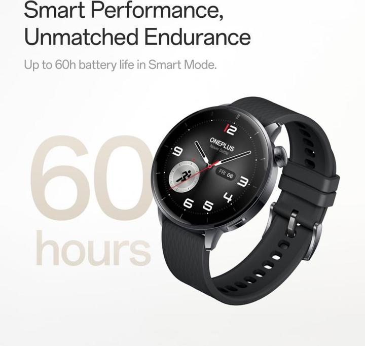 Produktbild OnePlus Watch 3 43mm - Black Steel (43 mm, nur WLAN)