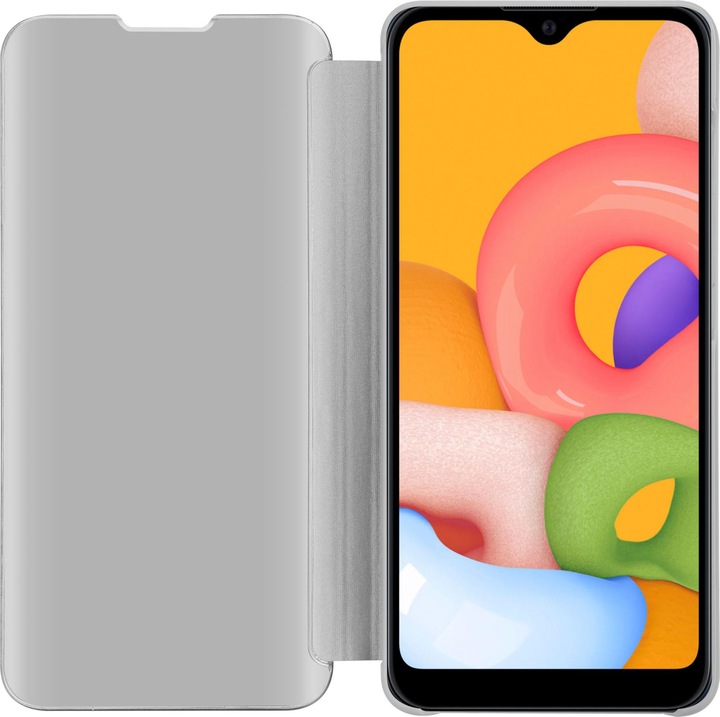 Immagine prodotto Cadorabo Copertina per specchietto retrovisore Smart View a libro (Samsung Galaxy A01)