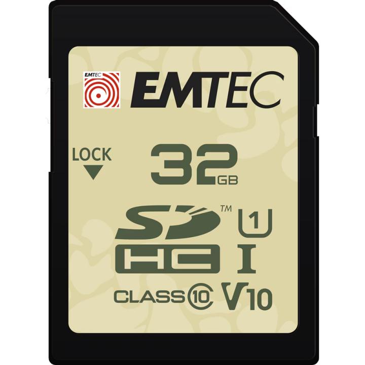 Image du produit Emtec SD 32 Go UHS-I U1 V10 Extérieur (32 Go, SDHC, U1, UHS-I)