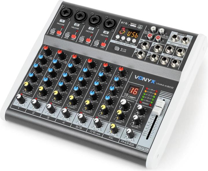 Actual product image Vonyx Mixer VMM-K802 (Studio- and Livemixer)