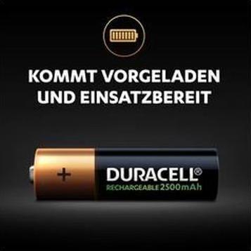 Actual product image Duracell Recharge Ultra (4 pcs., AA, 2500 mAh)