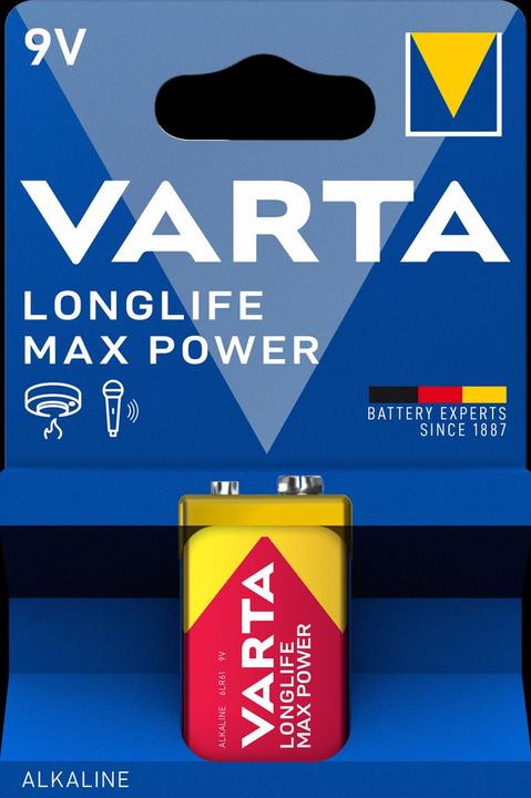 Produktbild Varta Longlife Max Power 9V battery
