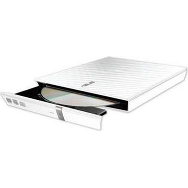 ASUS 90-DQ0436-UA221KZ DVD RW EXT SLIM SDRW-08D2S-U LITEWHITE (DVD Brenner), Optisches Laufwerk, Weiss