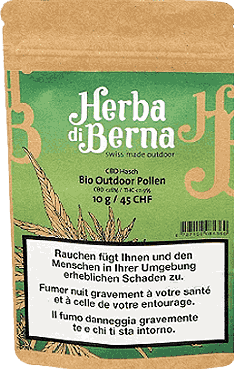 Image du produit Herba di Berna Hasch CBD BIO Pollen d'extérieur (10 g, Extérieur)