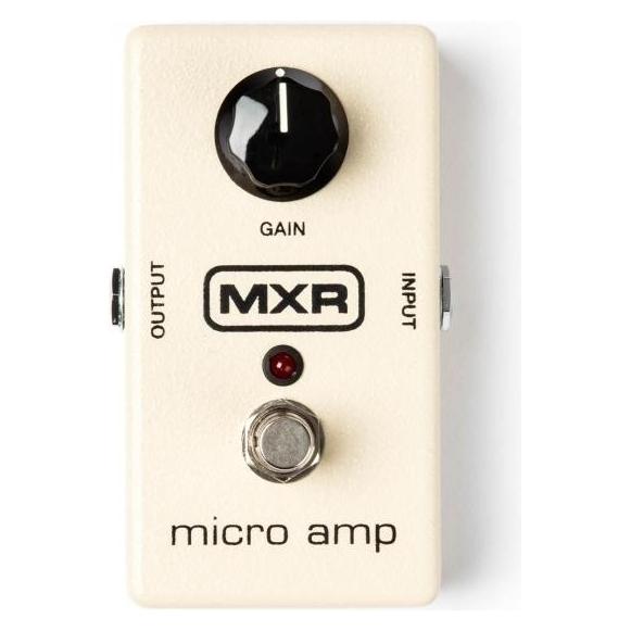 Mxr M133 Micro Amp Booster-pedaal (Bass, E-Gitarre), Effektpedal, Silber