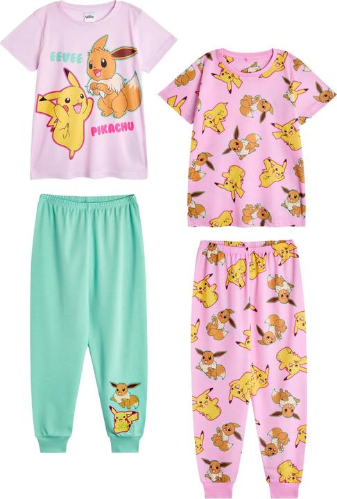 Produktbild Pokémon Schlafanzug mit langer Hose Mädchen(2erPack) (146, 152)