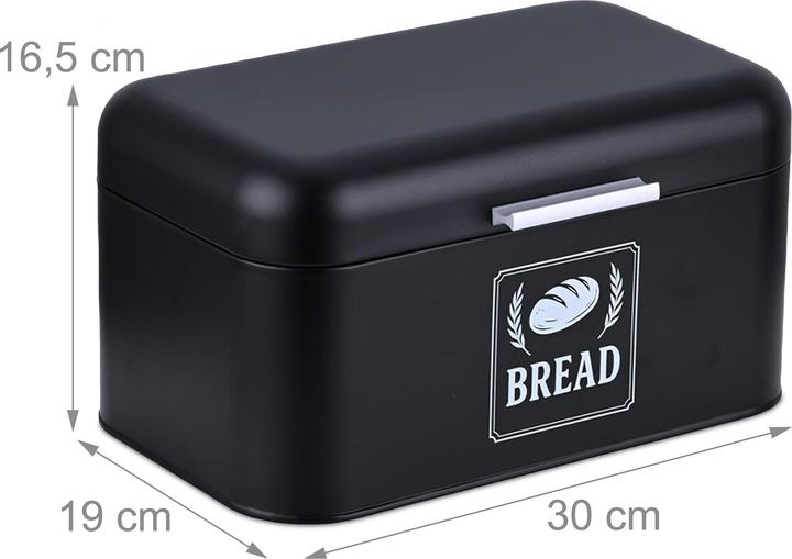 Actual product image Relaxdays Retro Brotkasten mit Deckel & Griff