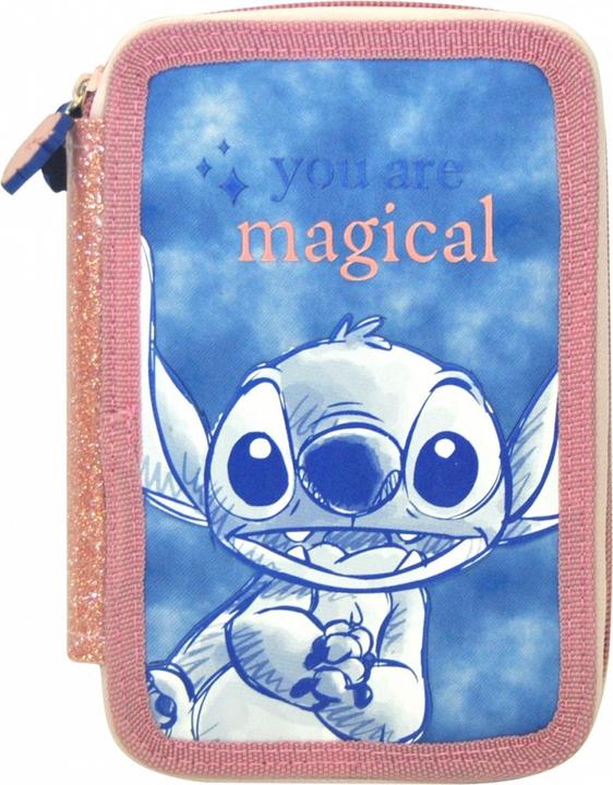 Kids Licensing Disney Stitch triple pencil case