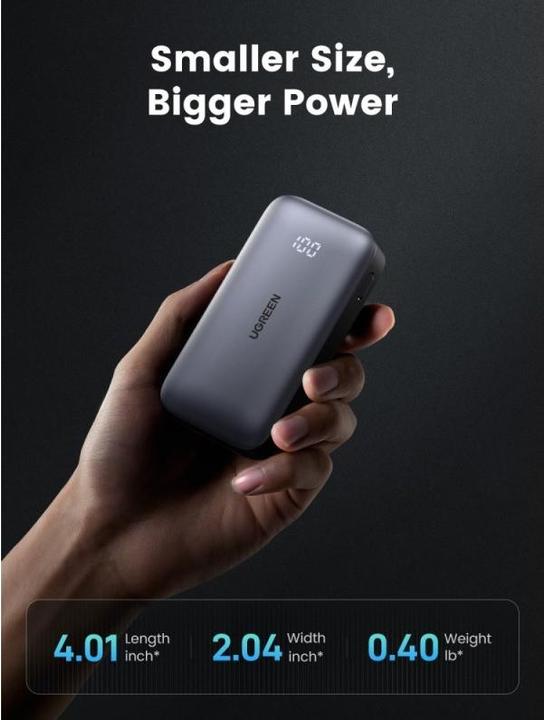 Immagine prodotto Ugreen Nexode (10000 mAh, 30 W, 36 Wh)