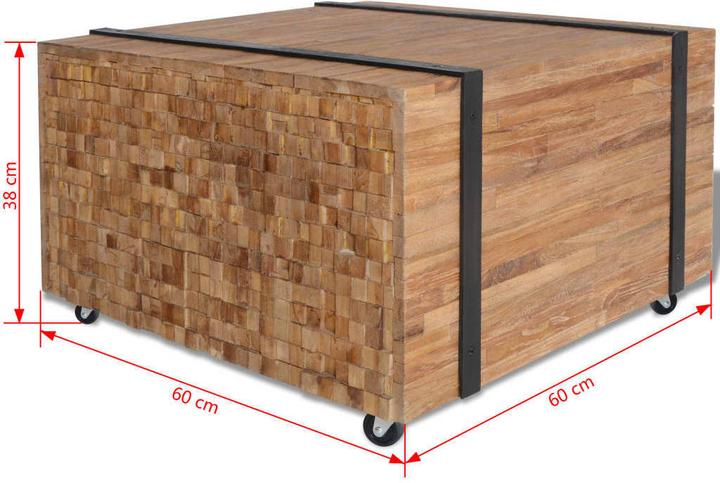 Immagine prodotto vidaXL Couchtisch (60 x 60 x 38 cm)