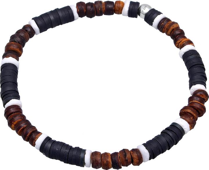 Produktbild Kuzzoi Heishi Beads, Kokosnuss (23 cm, 925er Sterling Silber, Muschel, Plastik)