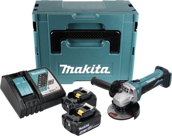 Produktbild Makita Winkelschleifer DGA452RMJ, 2 Akkus (115 mm)