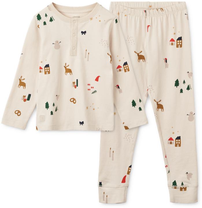 Image du produit Liewood Pyjama bio Wilhelm Holiday Sandy (104)