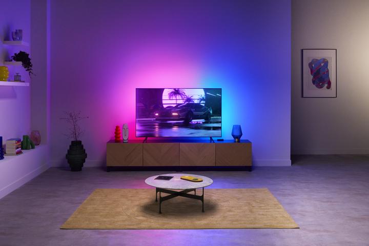 Actual product image WiZ HDMI Sync Box + Lightstrip 55 bis 65 Zoll (Multicoloured, 290 cm, Indoor)