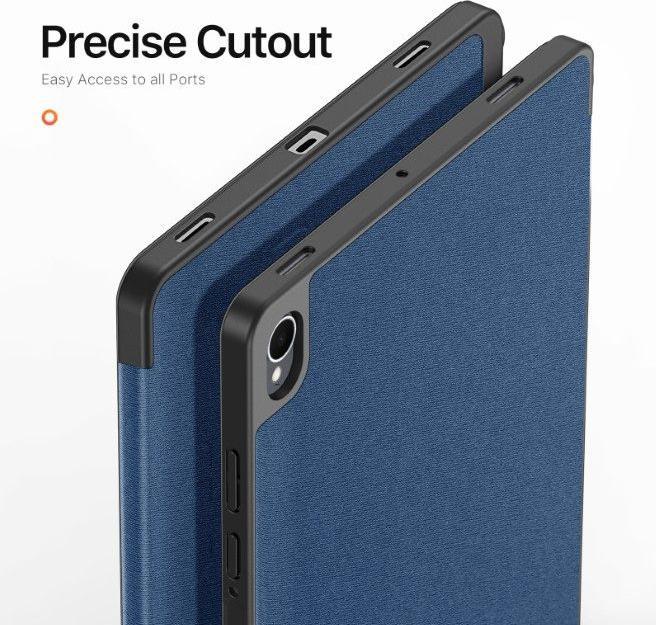 Immagine prodotto Dux Ducis Samsung Galaxy Tab S11 cover Domo Series tri-fold stand PU leather tablet cover - blue (Samsung Galaxy Tab S11)