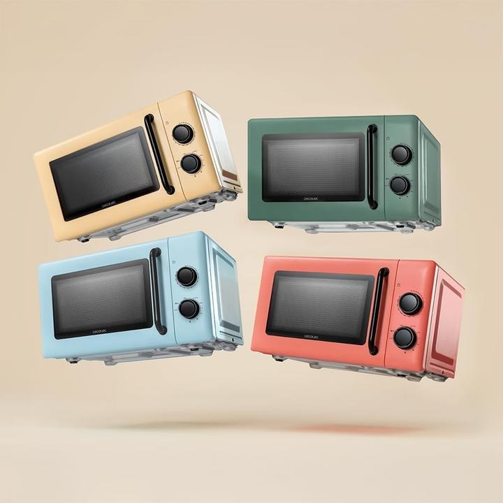 Produktbild Cecotec Mechanische Mikrowelle mit Grillfunktion, 6 Leistungsstufen, Timer und Innenbeleuchtung (20 l)