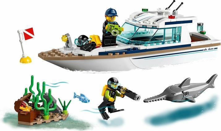 Produktbild LEGO Tauchyacht (60221, LEGO City)