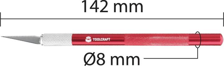 Actual product image Toolcraft Scalpel with 5 blades (Cutters)