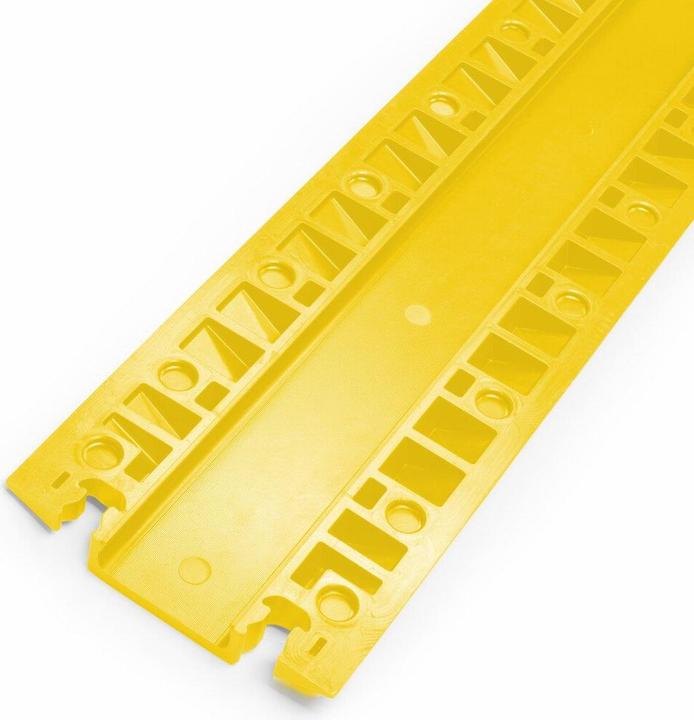 Produktbild Defender XPRESS 100 YEL R - XPRESS Drop-over Kabelbrücke 100mm Retail, gelb (Kabelbrücke, 10 cm)