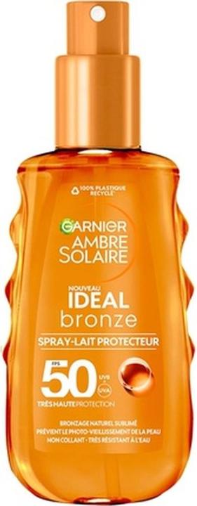 Immagine prodotto Garnier Ideal Bronze Milk Protective Spray SPF 50 150ml (Latte solare, SPF 50, 150 ml)