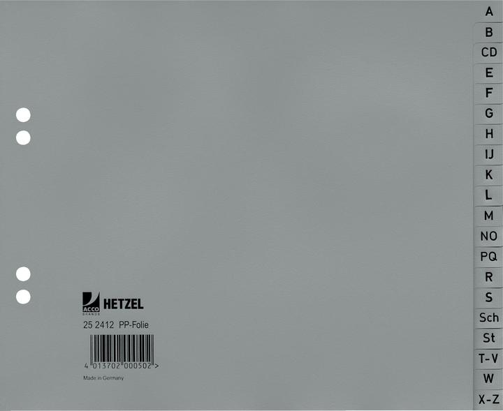 Hetzel Registre en plastique
