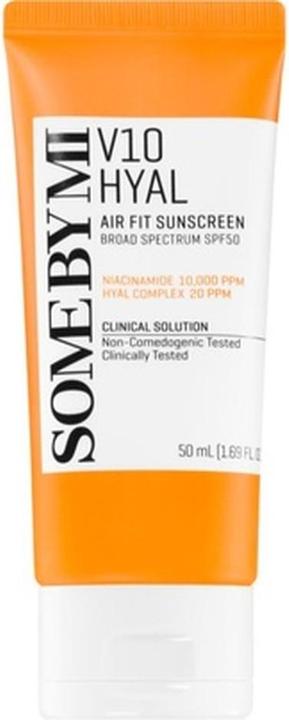 Actual product image Some By Mi V10 Hyal Airfit Sun Screen (Suntan cream, SPF 50, 50 ml)