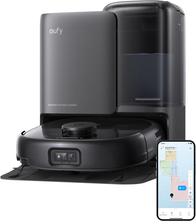 Anker eufy Omni E25 Saugroboter mit Wischfunktion 20.000 PA (Vacuum mopping robot)